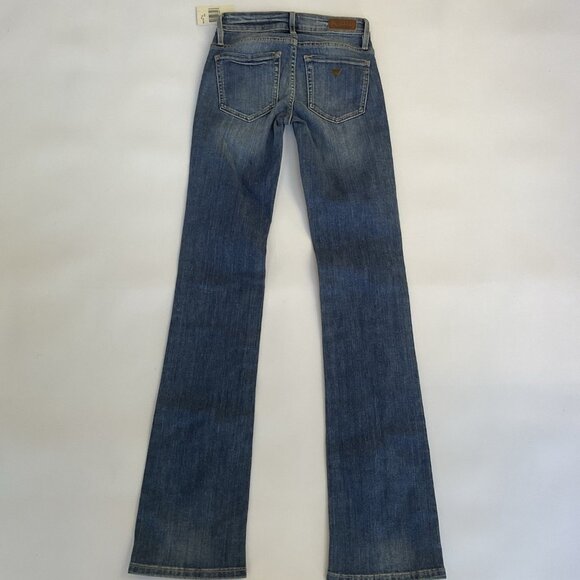 Guess Women’s Mid Rise Boot Cut Jeans Blue Size 23 - Picture 8 of 14